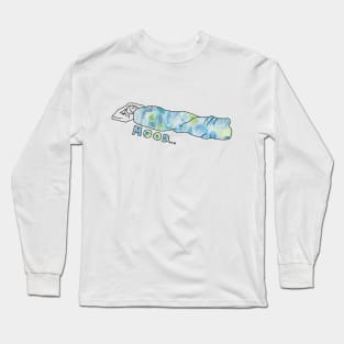 Mood... Wrapped up like a big worm so you can rest! Long Sleeve T-Shirt